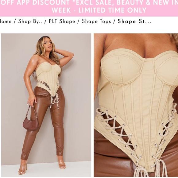 Lace Up Corset - Picture 2 of 3